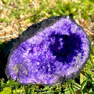 Purple Aura Quartz Geode